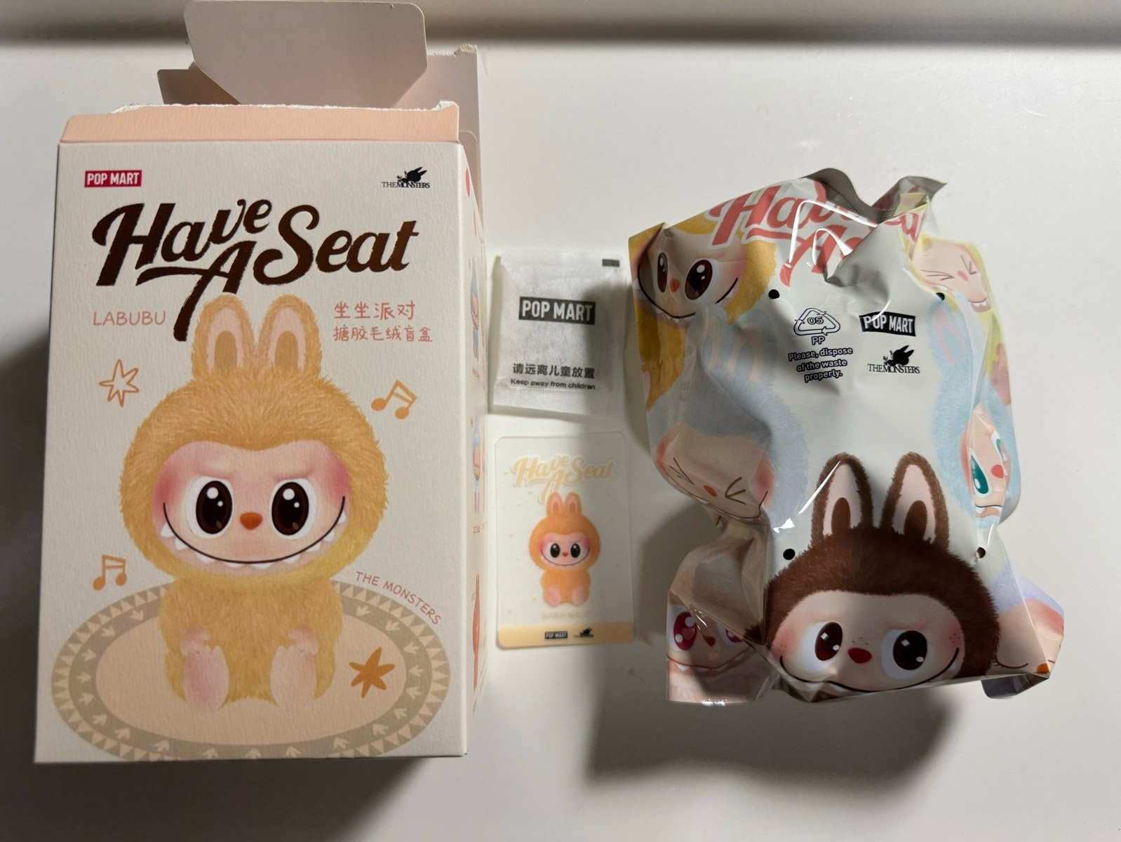 Pop Mart Labubu “Have A Seat” BABA– Identified Figure, Inner Bag Sealed