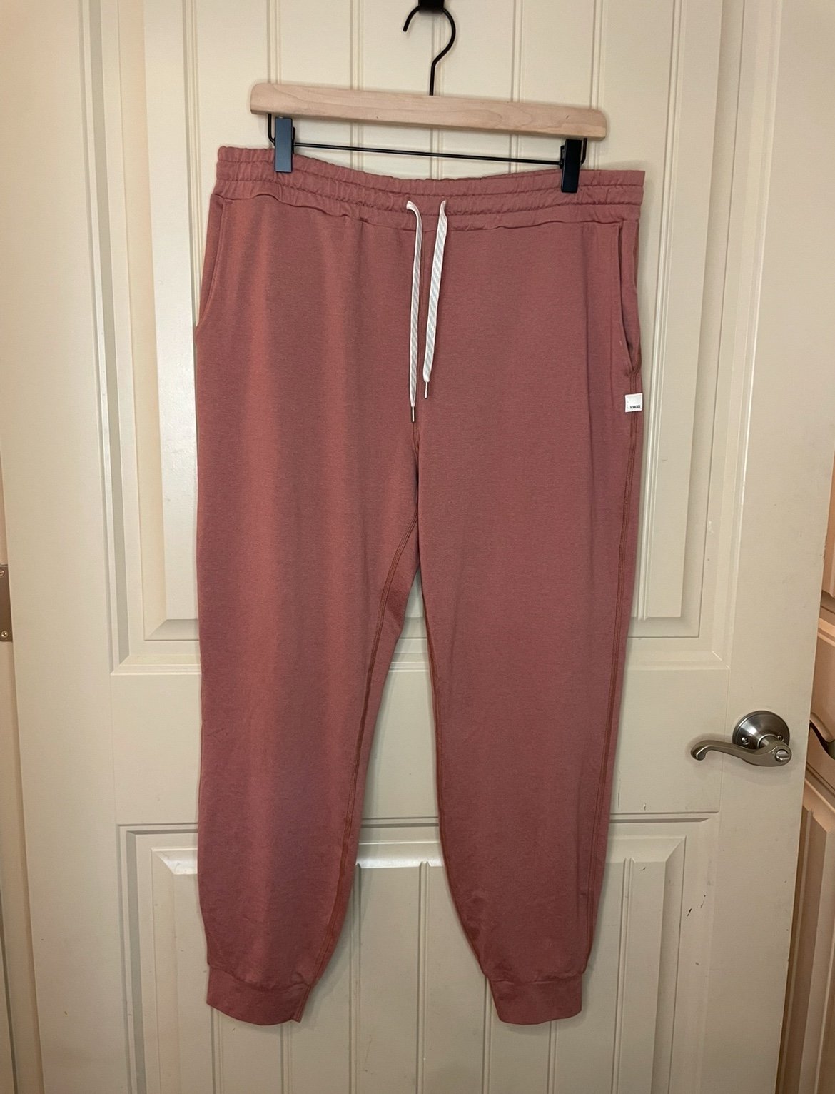 Vuori Pants Womens Size XL Pink Performance Jogger Gym Running Pull On Pants