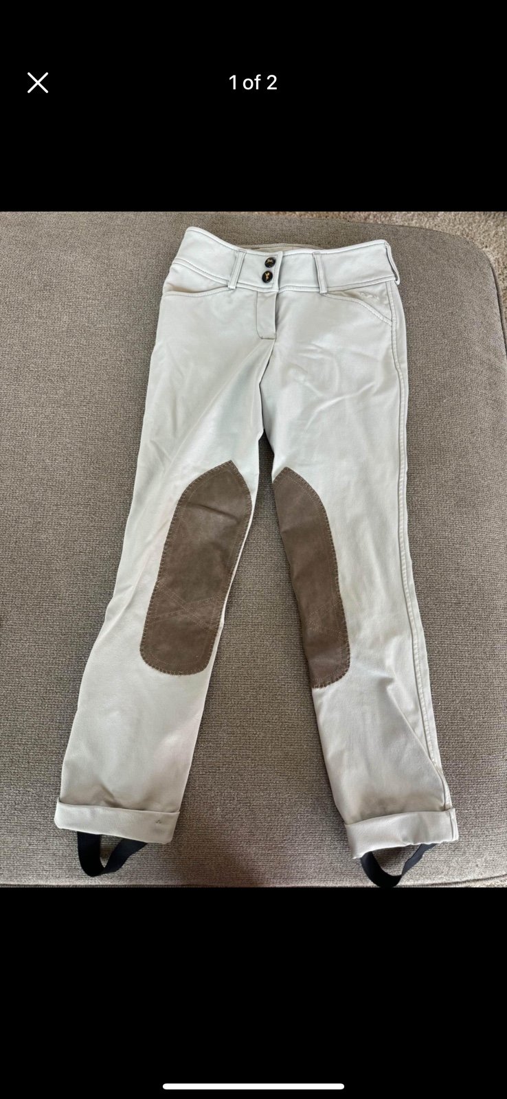 Kids size 8 riding show jods