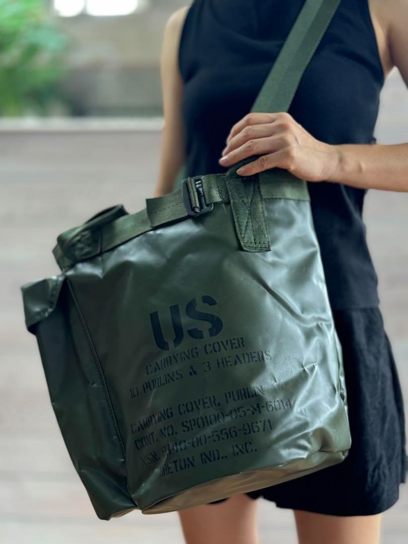US Military Real Waterproof Rubber Tote Bag