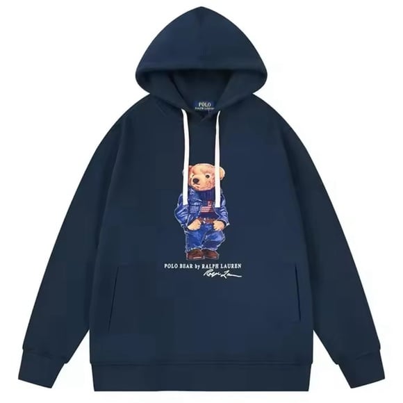 NWT Men's POLO RL Hoodie REPUBLICAN TEDDY Sweater Brand Print Luxury ALL SIZES