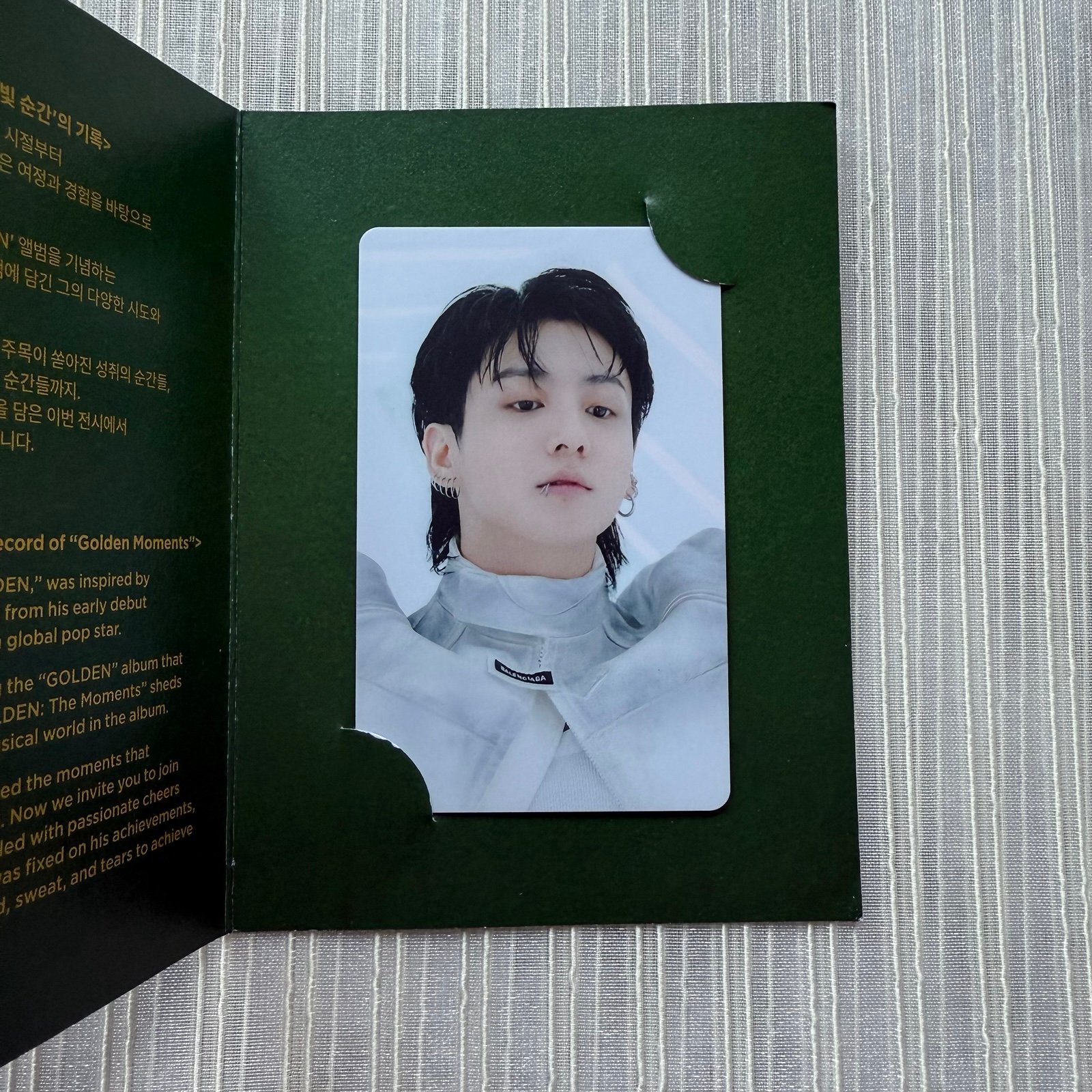 BTS Jungkook GOLDEN PVC PC w/ sleeve