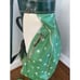 Vintage AMAZING Dunlop Golf Bag POLKA DOTS LEATHER COLLECTIBLE RARE Green White