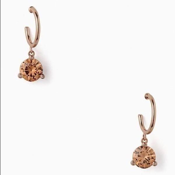 NWT Kate Spade rise and shine rose gold Huggies M