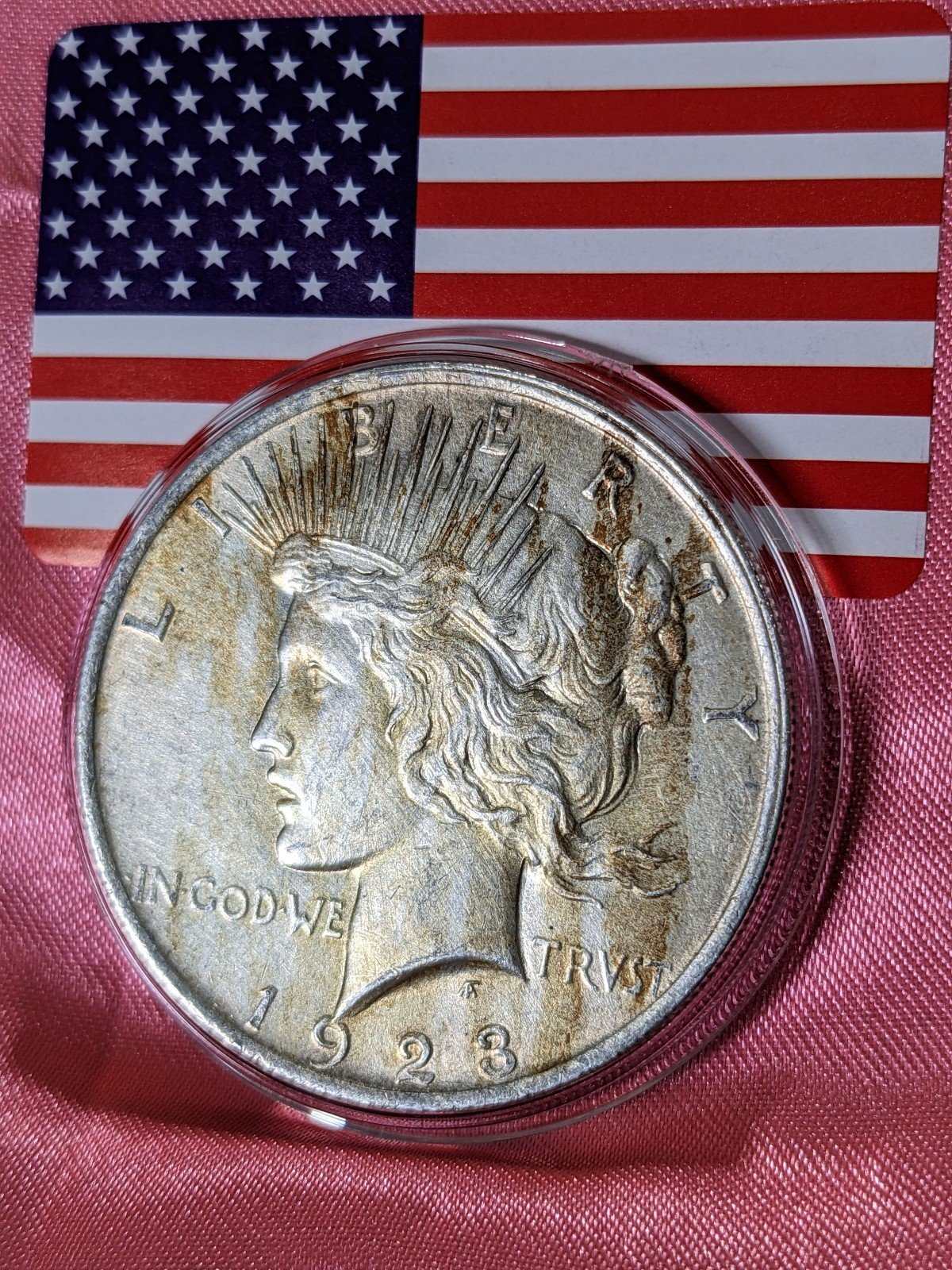 1923-P SILVER PEACE DOLLAR