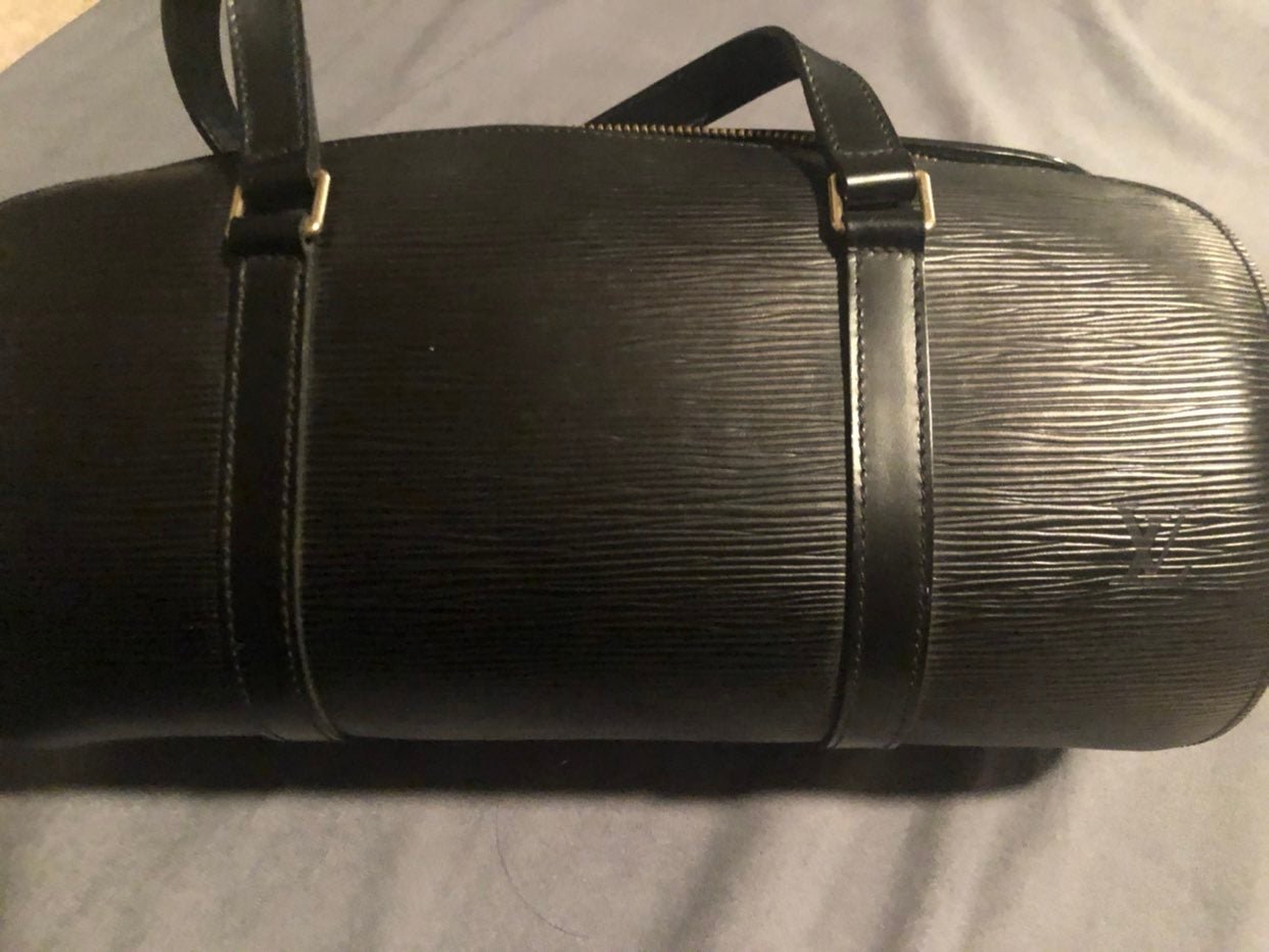 Louis Vuitton Black Epi Leather Noir Soufflot Papillon Bag
