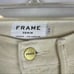 Frame Le High skinny Sateen jeans off white size 24
