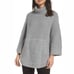 Ugg Raelynn Grey Sweater Chunky Knit Turtleneck Relaxed Pullover