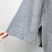 Ugg Raelynn Grey Sweater Chunky Knit Turtleneck Relaxed Pullover
