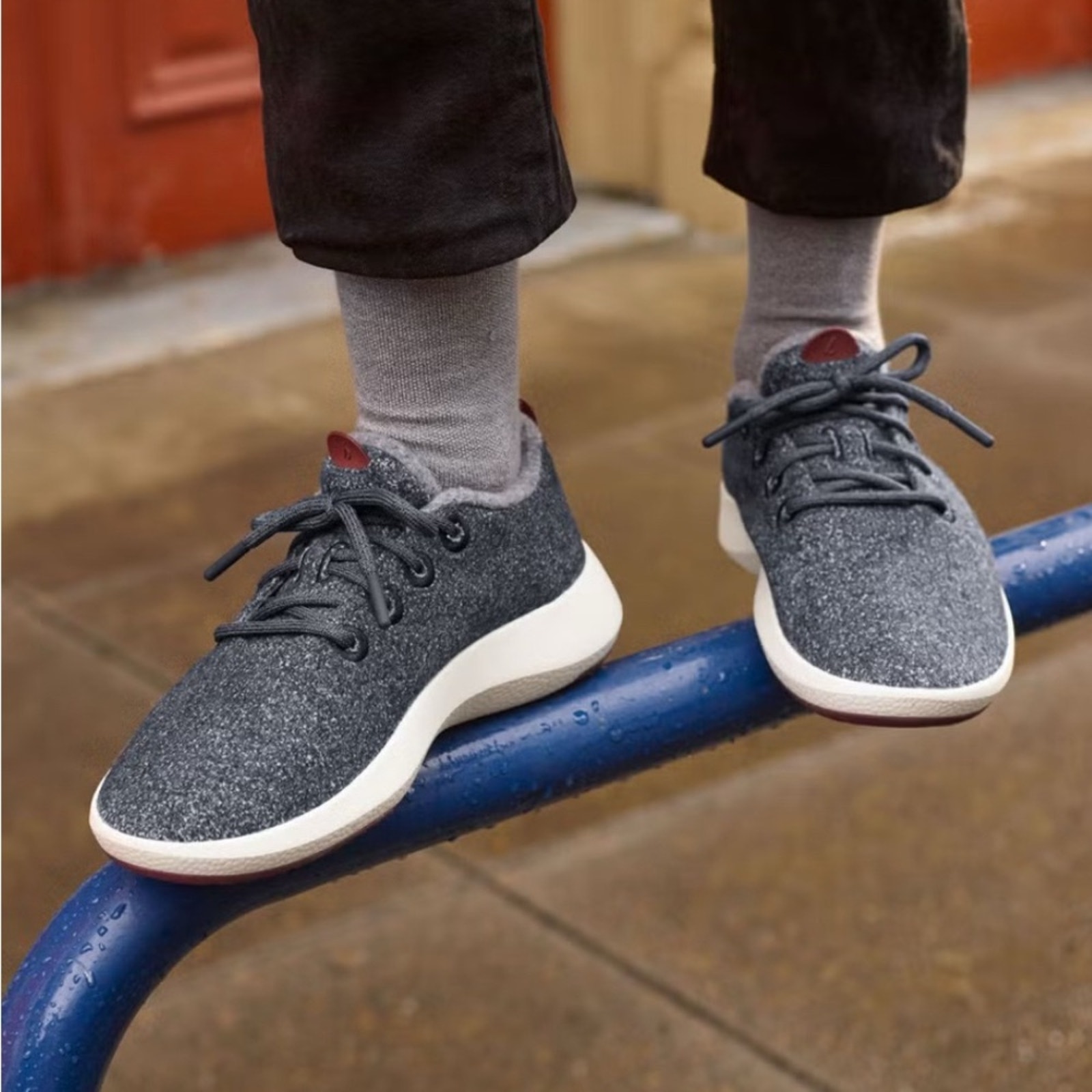 Allbirds Dark Grey Mizzle Wool Runners Size 10 Men’s