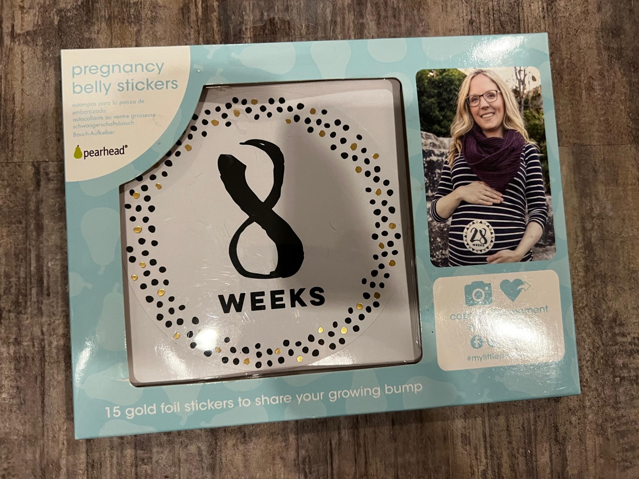 Pearhead pregnancy stickers