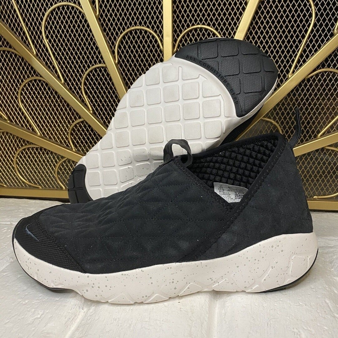 NIKE ACG MOC 3.0 Leather Black Anthracite Oreo White CT2896-001 Men's Size 10