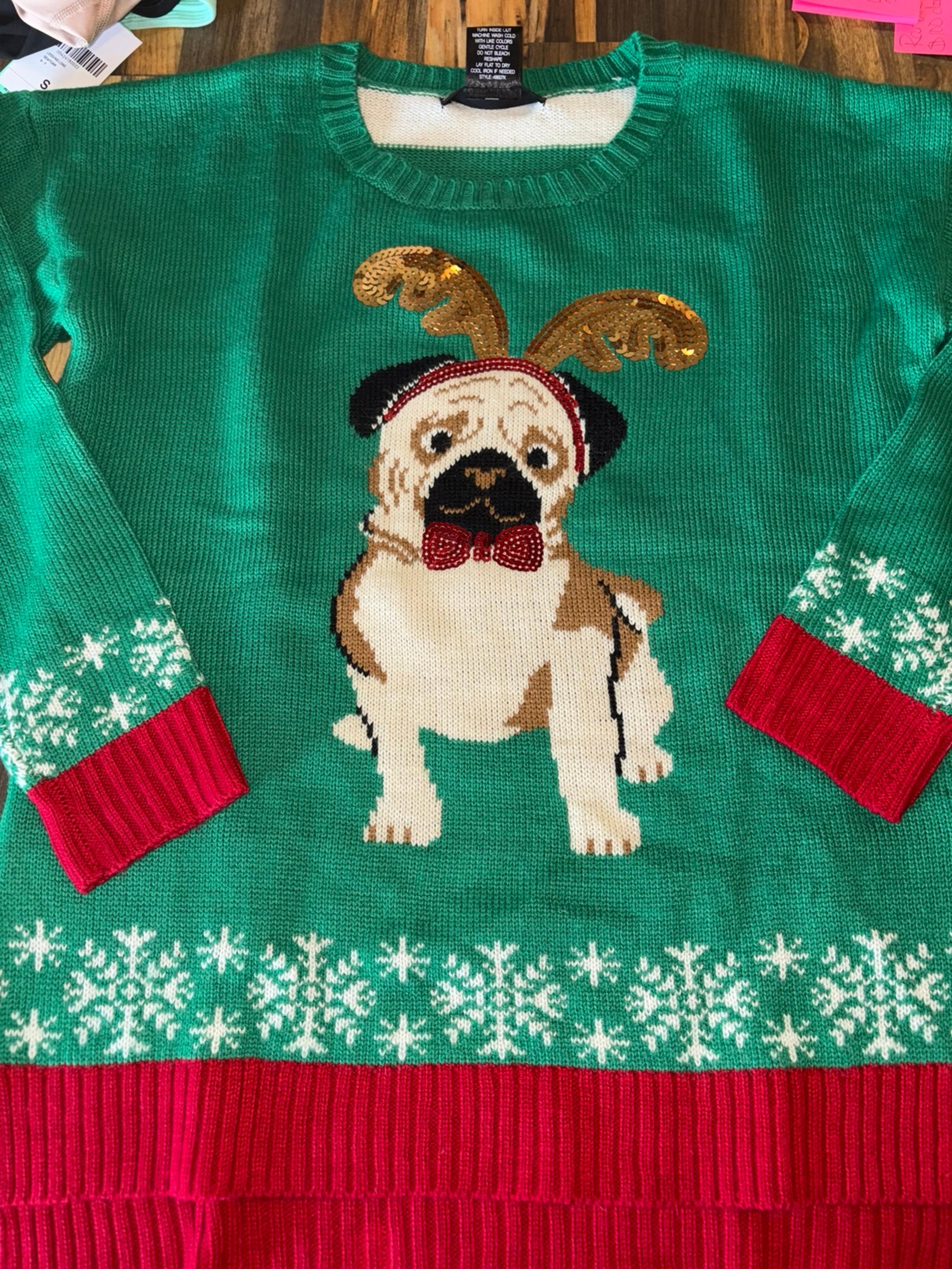 Pug Christmas Sweater