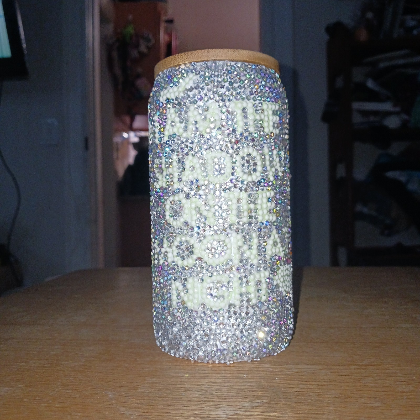 16oz glass cup