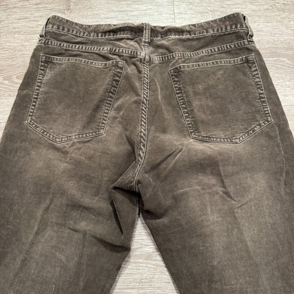 VINTAGE J Crew Pants Mens 32 Brown Corduroy Classic Preppy Straight Leg 32x29