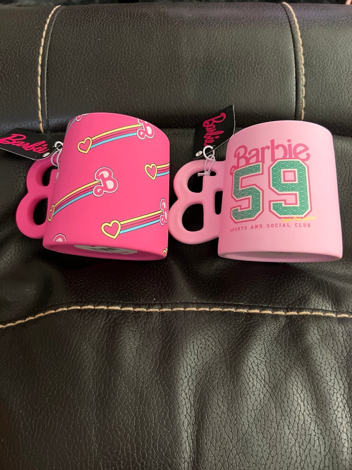 Barbie Ceramic Mugs Bundle New