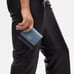 Coach-Colorblock Small Trifold wallet (Silver/graphite/light Mist)