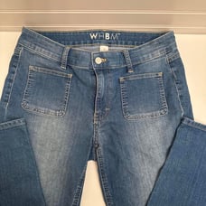 Womens White House Black Market Slim Crop Jeans Size 8