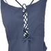 SKINNY DIPPERS Suga Babe Lace Up Front One Piece Swimsuit Black Medium NWT
