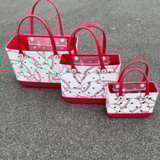 NEW Small Medium Baseball Sports Beach Bag / Tote