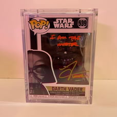 Darth Vader autographed funko pop