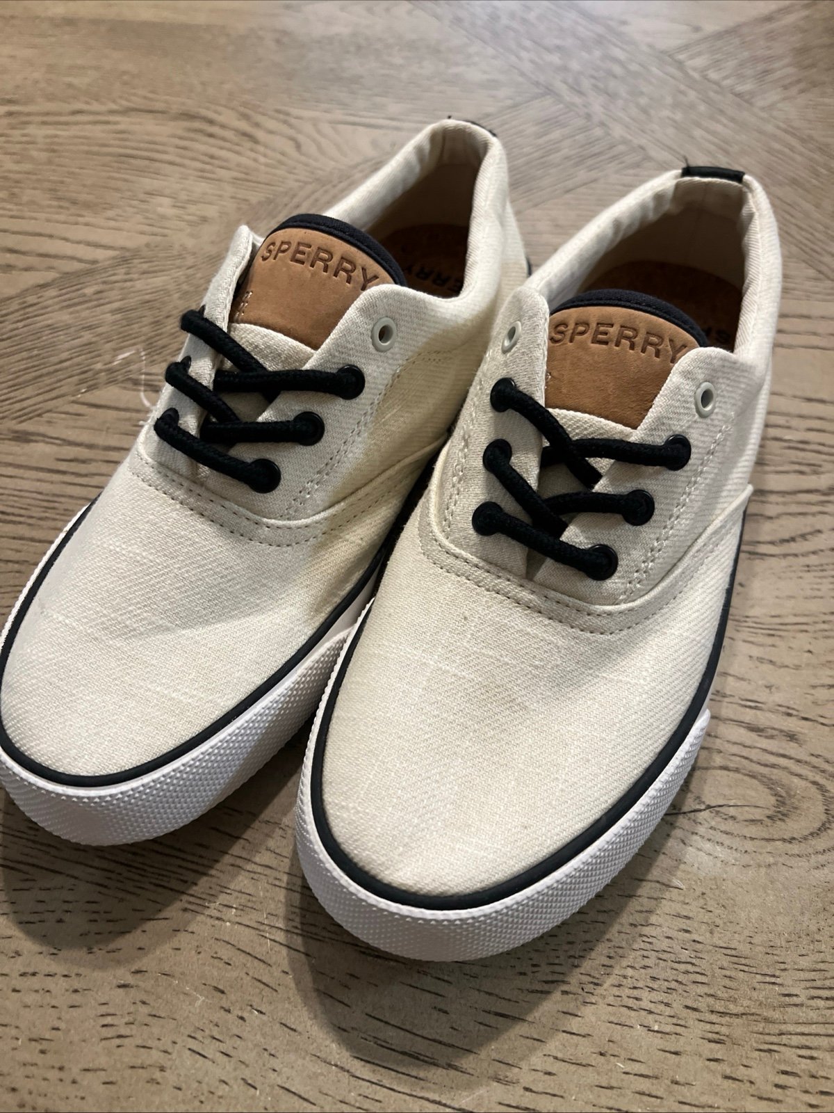 Sperry Striper Cvo Slub White Size 5.5