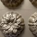 Nordic Ware Williams Sonoma Wreathlettes Gold Bundtlette Cake Pan 4 Cup
