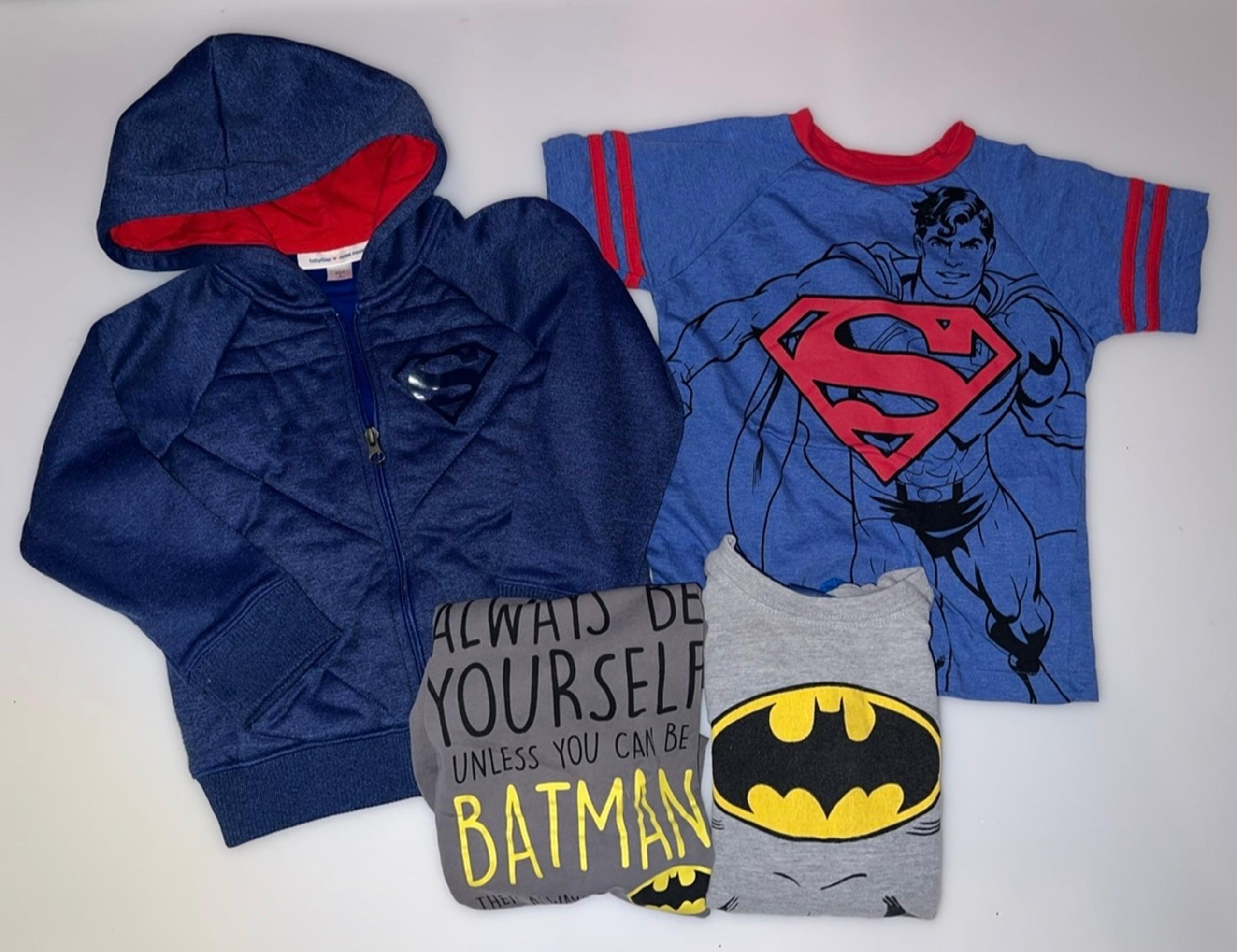 Boys’ Superhero Tops (Size 5-5T)