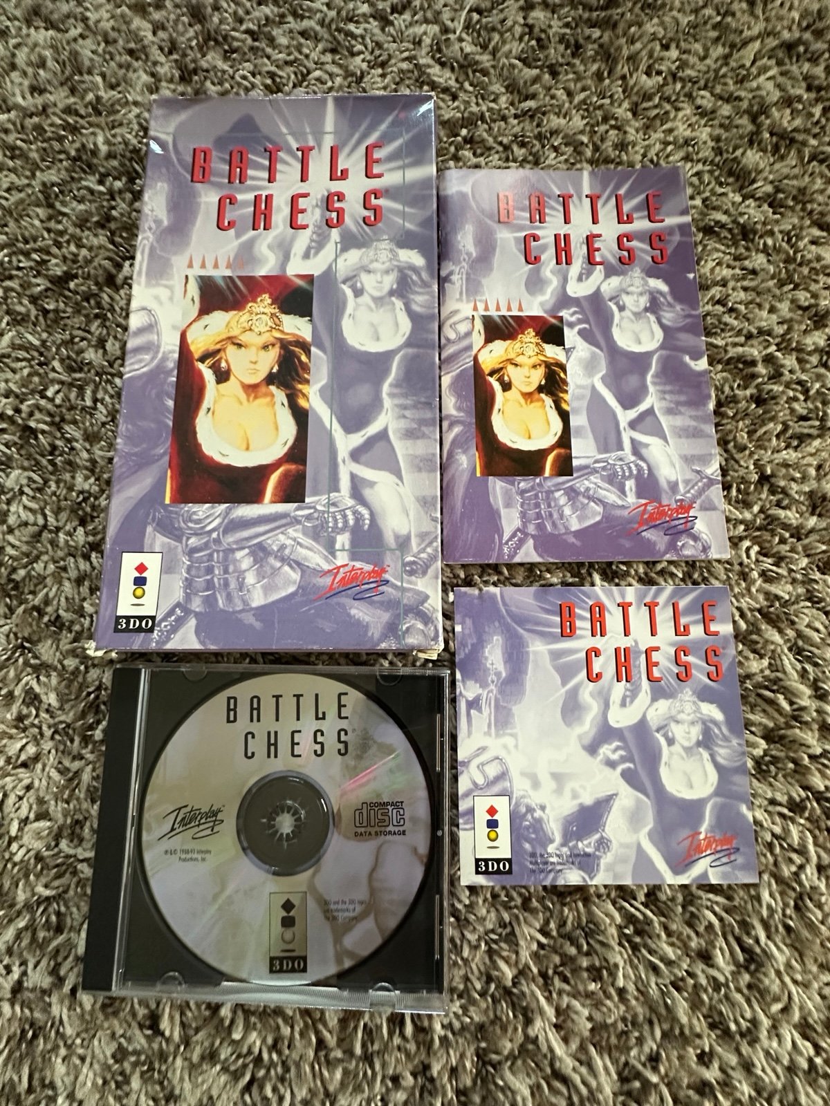 Battle Chess (3DO, 1993) Long-box With Manual / Tested