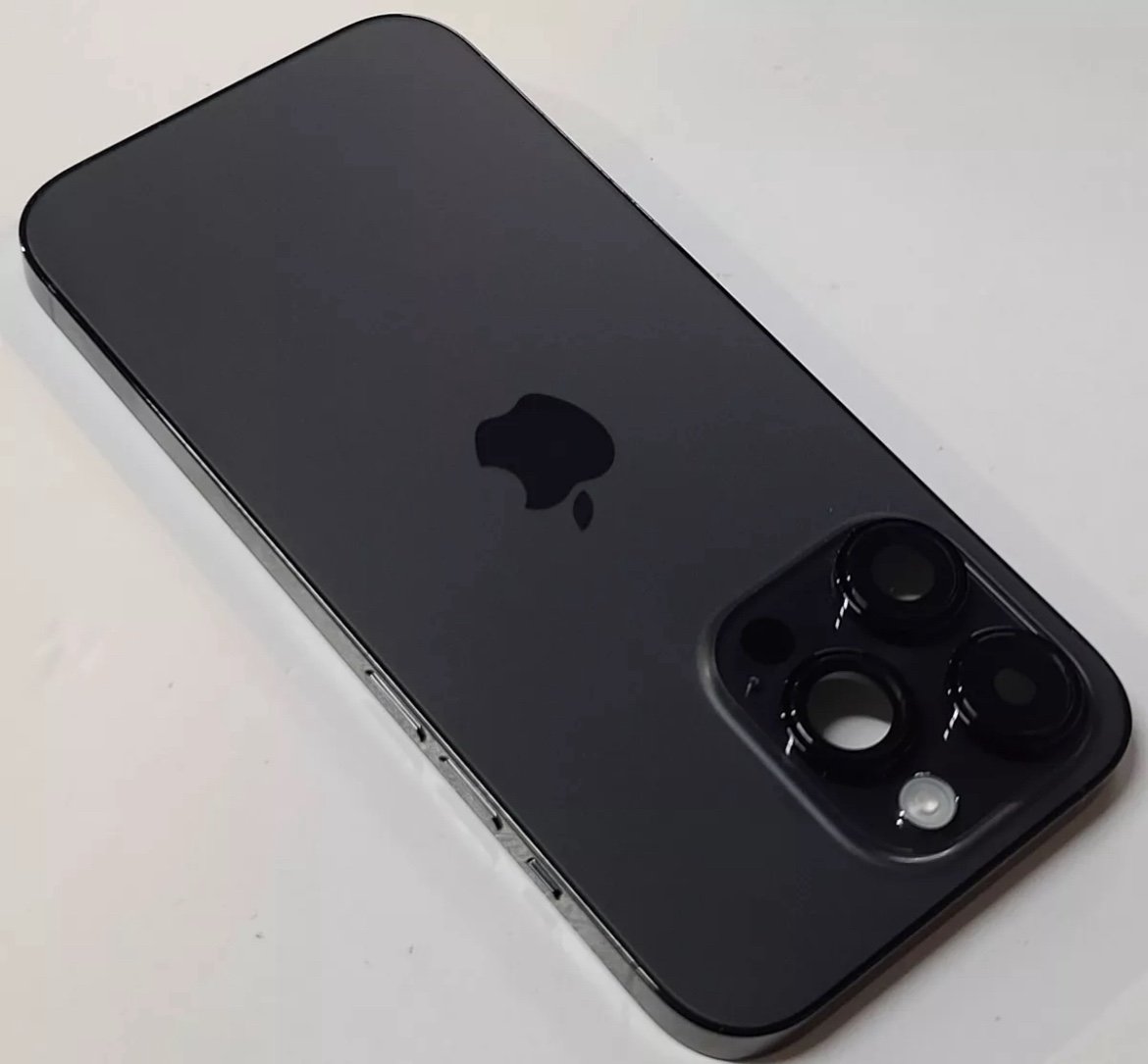 iPhone 14 Pro Space Grey Back Housing Replacement W Small Parts OEM