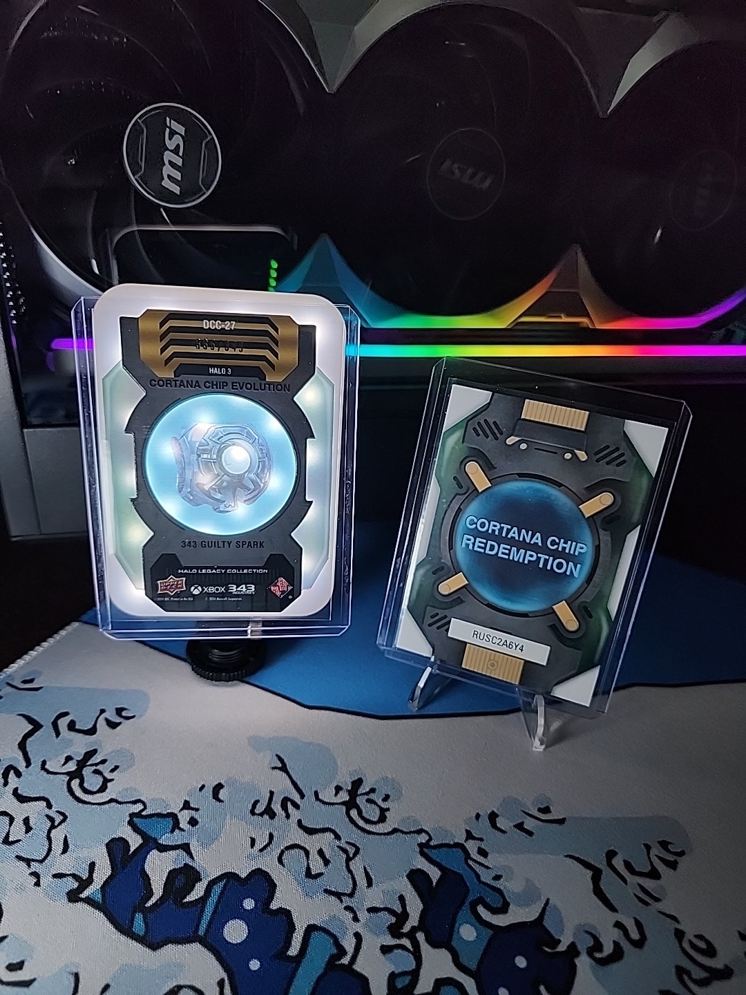 2023 Halo Legacy Collection Cortana Chip Evolution /349 343 Guilty Spark DCC-27
