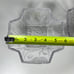 Fifth Avenue Frosted Crystal Viscount Nappy Candy Dish Bowls Set of 4