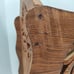 Vintage handmade wooden magazine rack-Newspaper rack-Letter holder-Carved Folk