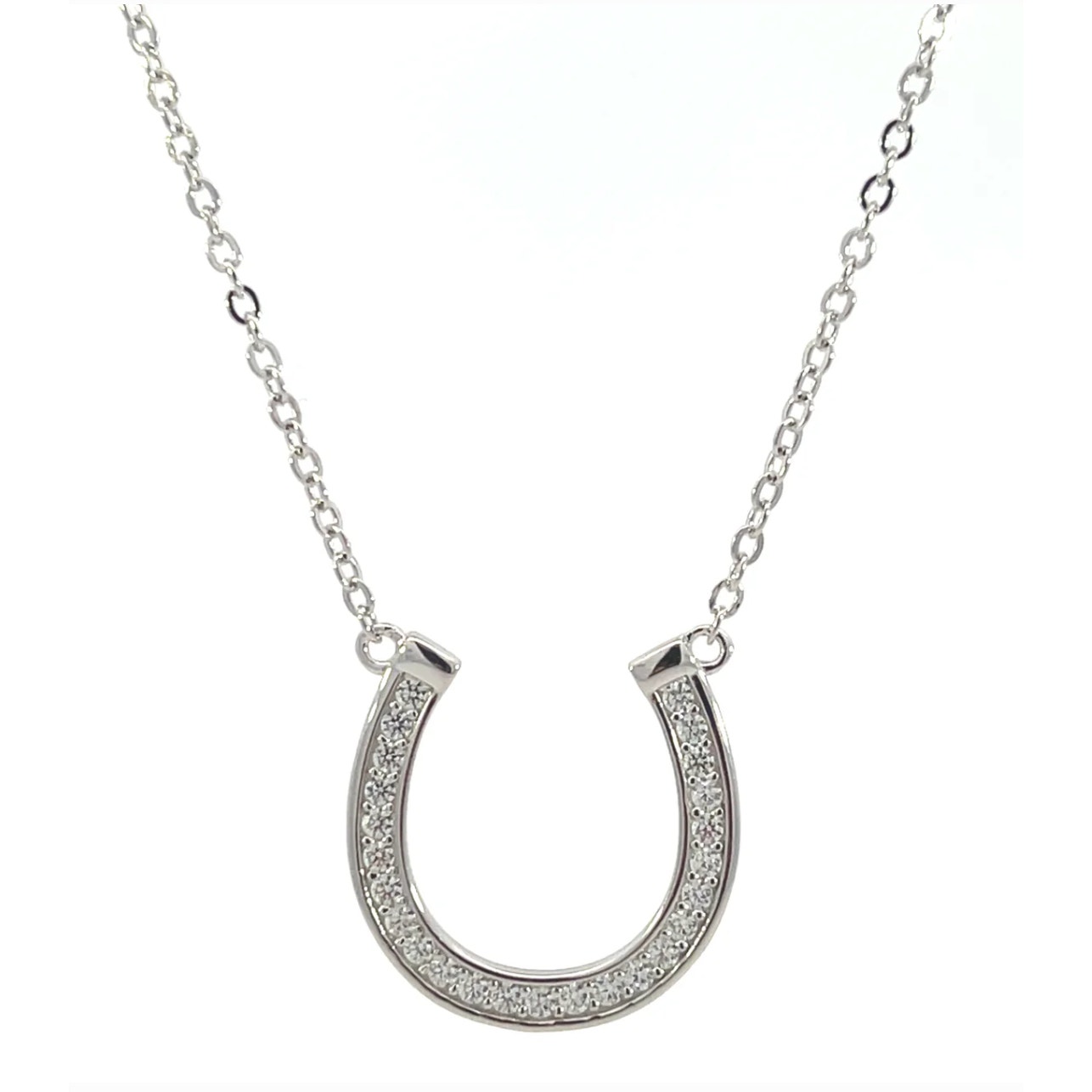 Horseshoe Silver Necklace