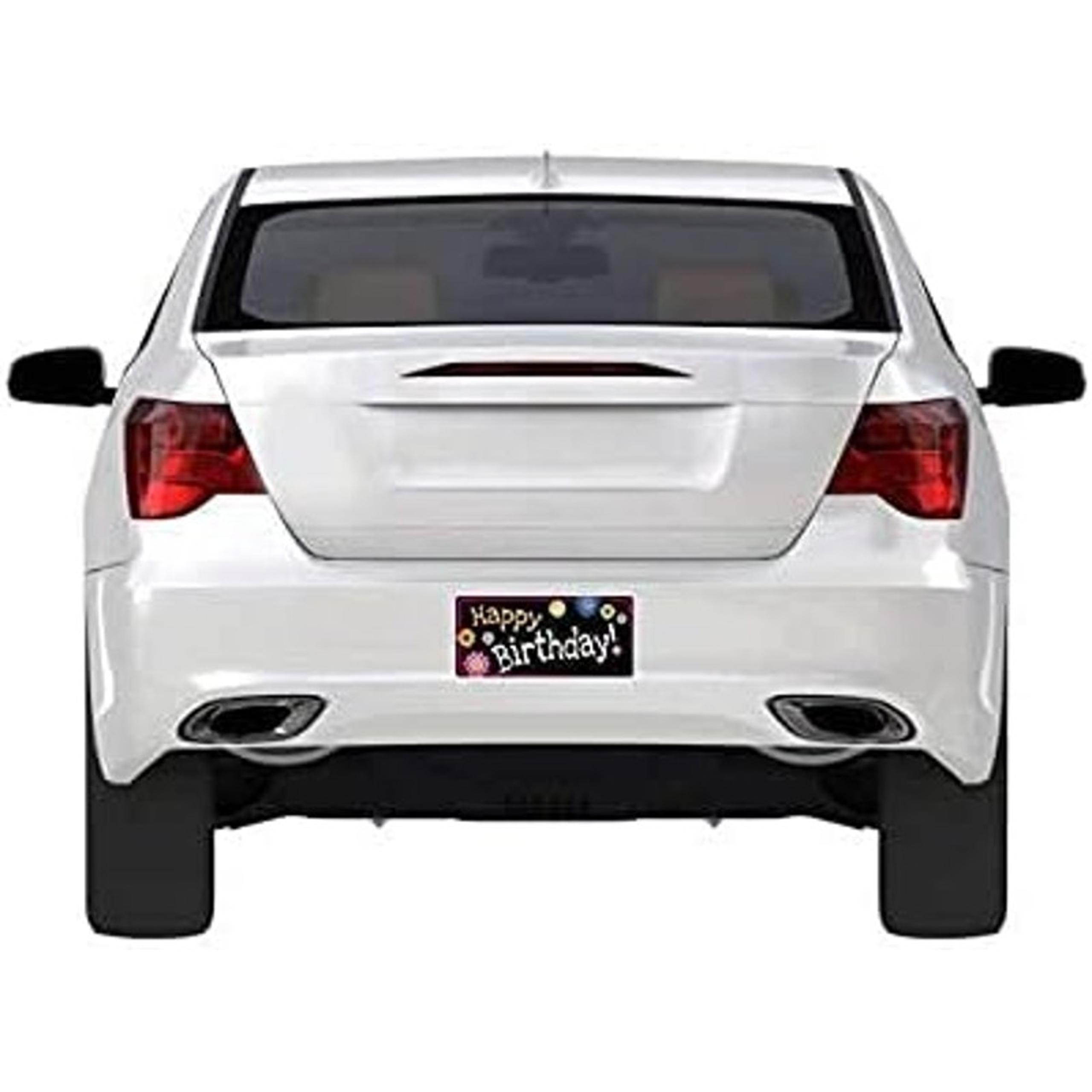Happy Birthday 6 Car Magnets Decoration Colorful BDAY