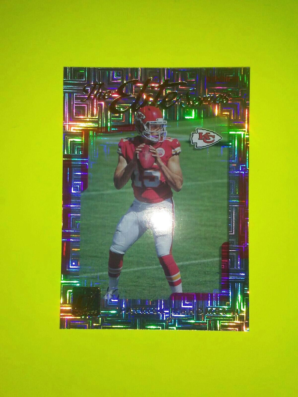 RC PATRICK MAHOMES 2017 DONRUSS ELITE #7 ROOKIE CARD KANSAS CITY CHIEFS