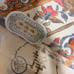★Kyoto Yuzen, a small-patterned fabric with a chintz design.