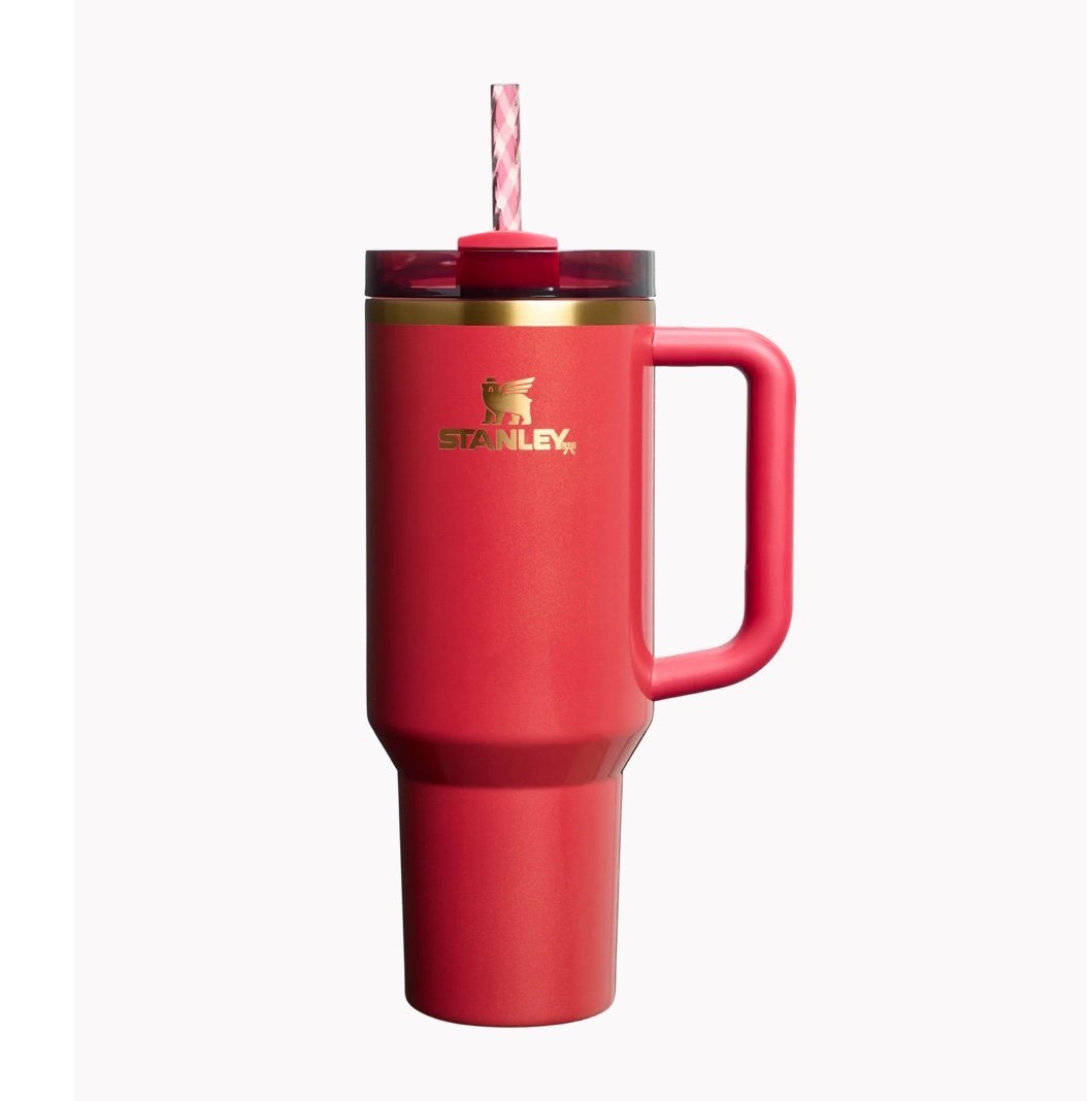 STANLEY THE SCARLET TINSEL QUENCHER H2.0 FLOWSTATE™ TUMBLER | 40 OZ
