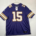 Nike Men's XL Dallas Turner #15 Vikings Purple NFL Jersey