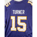 Nike Men's XL Dallas Turner #15 Vikings Purple NFL Jersey