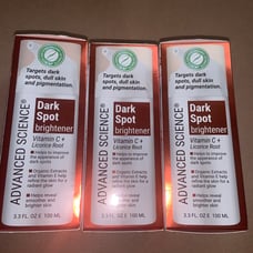 3x Advanced Science Vitamin C Brightening Licorice Root 3.3 Fl Oz Dark Spot