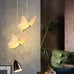 Acrylic Butterfly Pendant Lamp Nordic Bedroom Bedside Hanging LED Ceiling Chande
