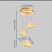 Acrylic Butterfly Pendant Lamp Nordic Bedroom Bedside Hanging LED Ceiling Chande