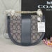 NWT - COACH Retail Alie Saddle Bag In Signature Jacquard - C3464 MIDNIGHT NAVY