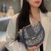 NWT - COACH Retail Alie Saddle Bag In Signature Jacquard - C3464 MIDNIGHT NAVY