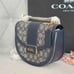 NWT - COACH Retail Alie Saddle Bag In Signature Jacquard - C3464 MIDNIGHT NAVY