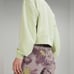Lululemon Perfectly Oversized Cropped Crew *Softstreme Creamy Mint size 12