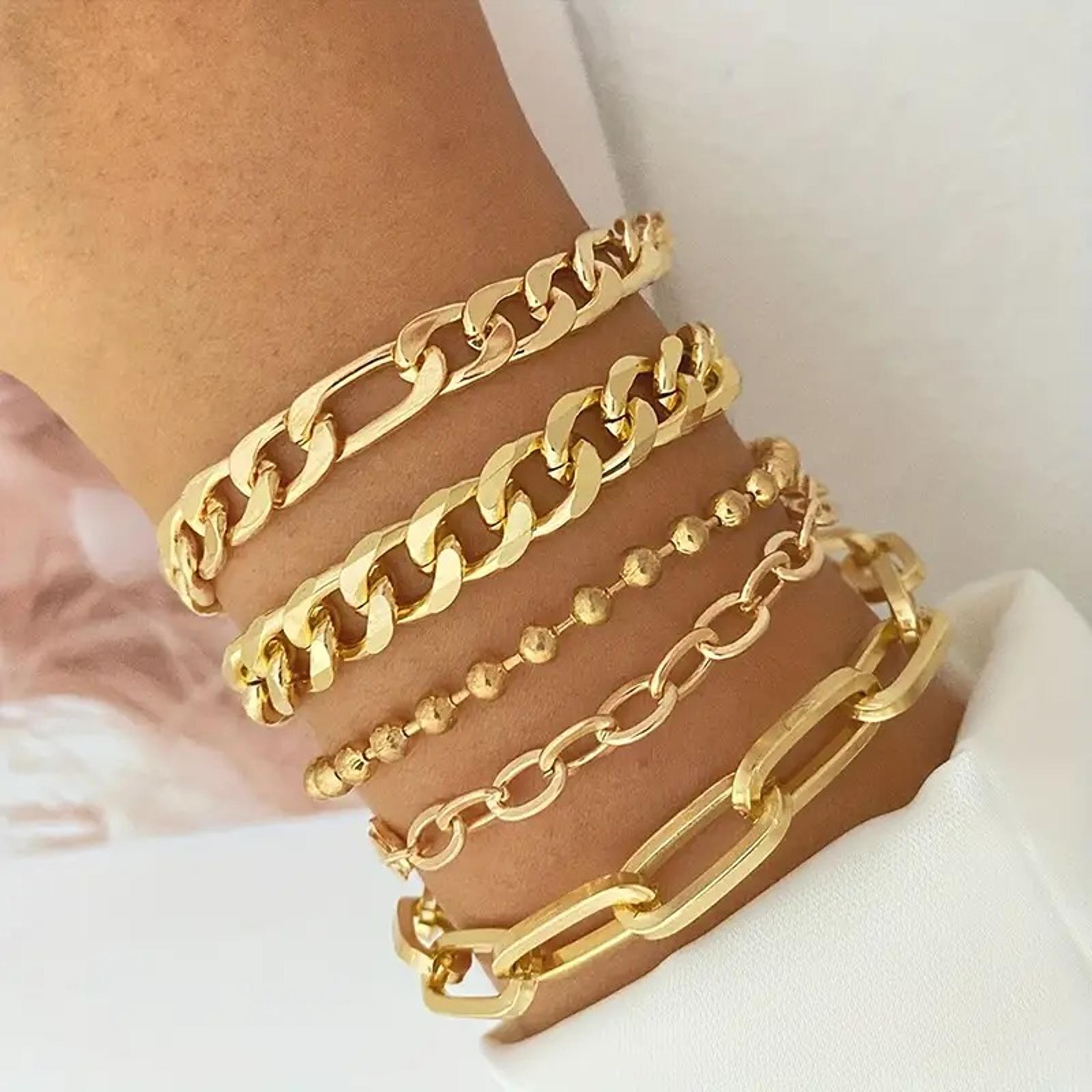 Lot of 5 Stackable Bracelts