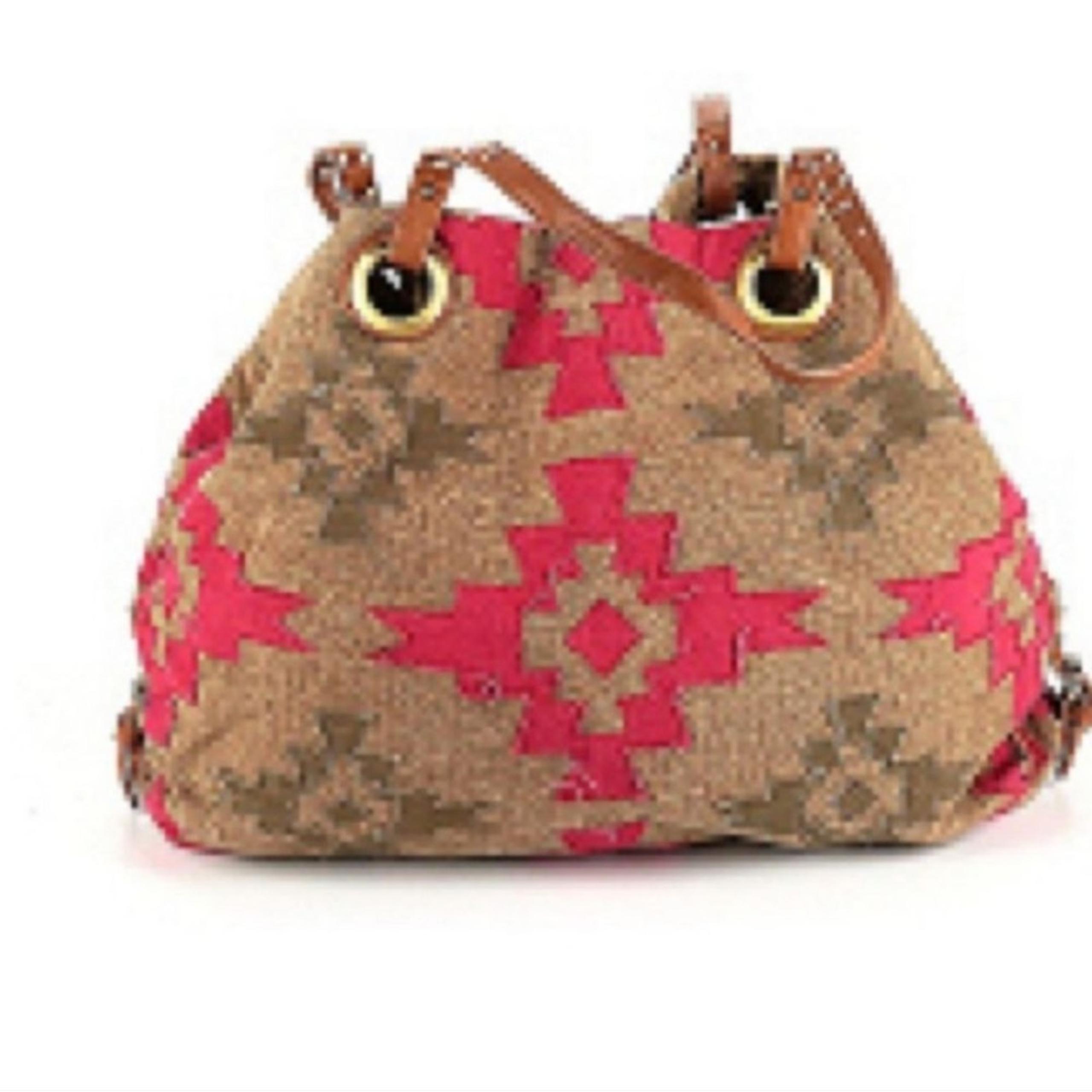 Lucky Brand Canvas Aztec Over Night Bag