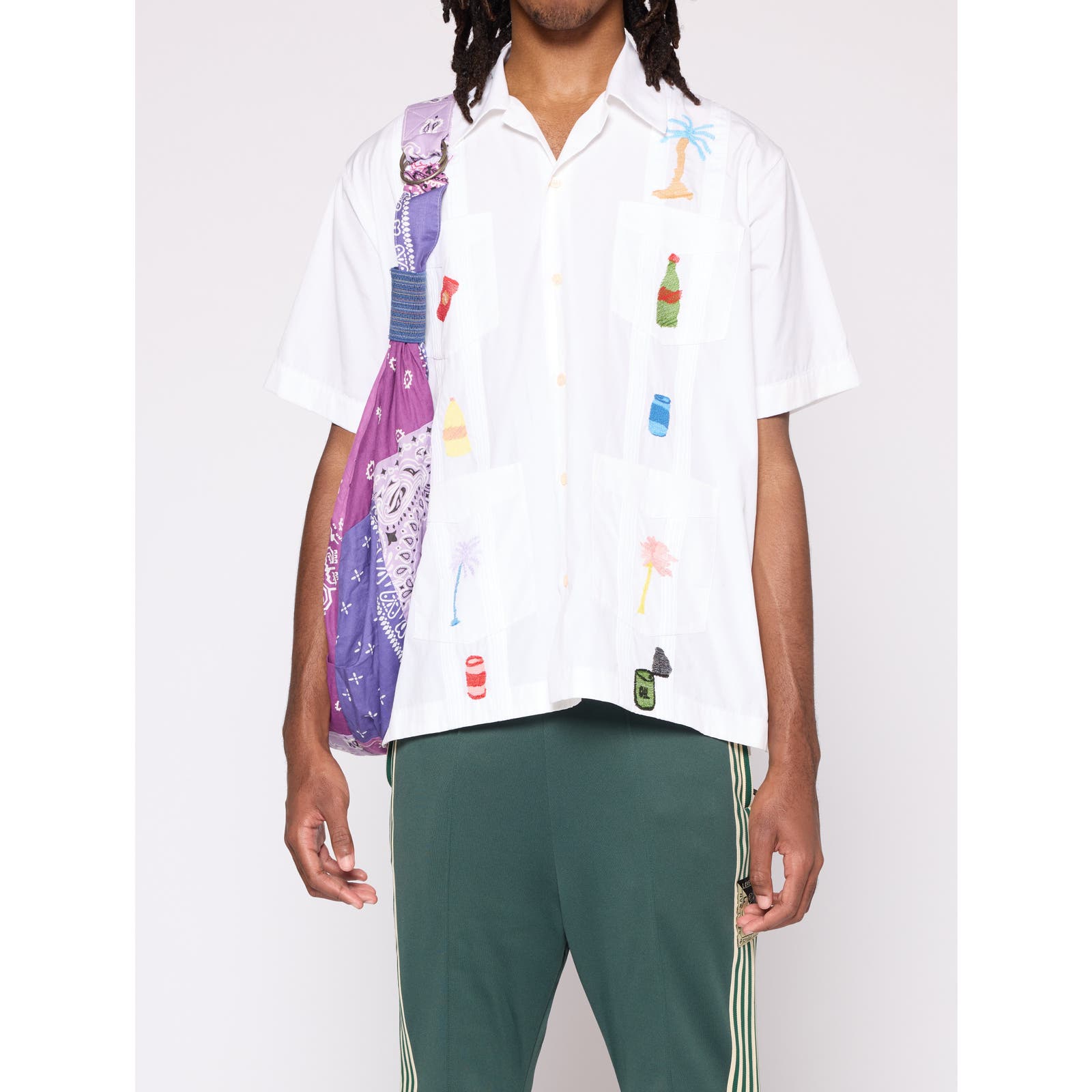 Embroidered Camp Shirt